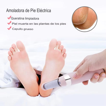 Removedor de callos eléctrico recargable | para piel seca y áspera en los talones
