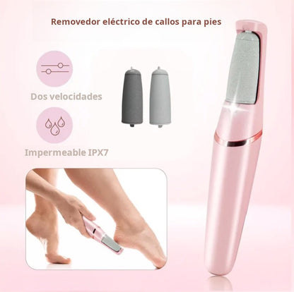 Removedor de callos eléctrico recargable | para piel seca y áspera en los talones