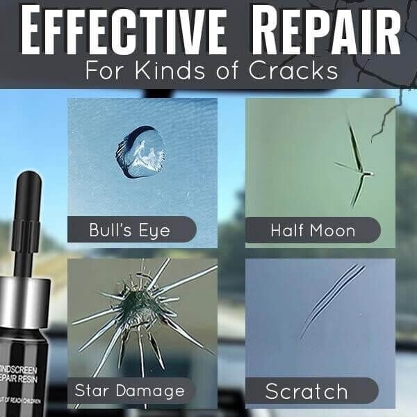 Kit de reparación de cristales Cracks Gone (Nueva fórmula)